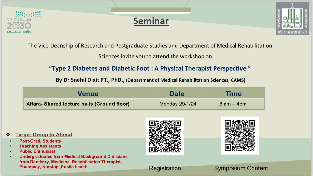 Type-2 Diabetes and Diabetic Foot: A Physical Therapist Prospectives